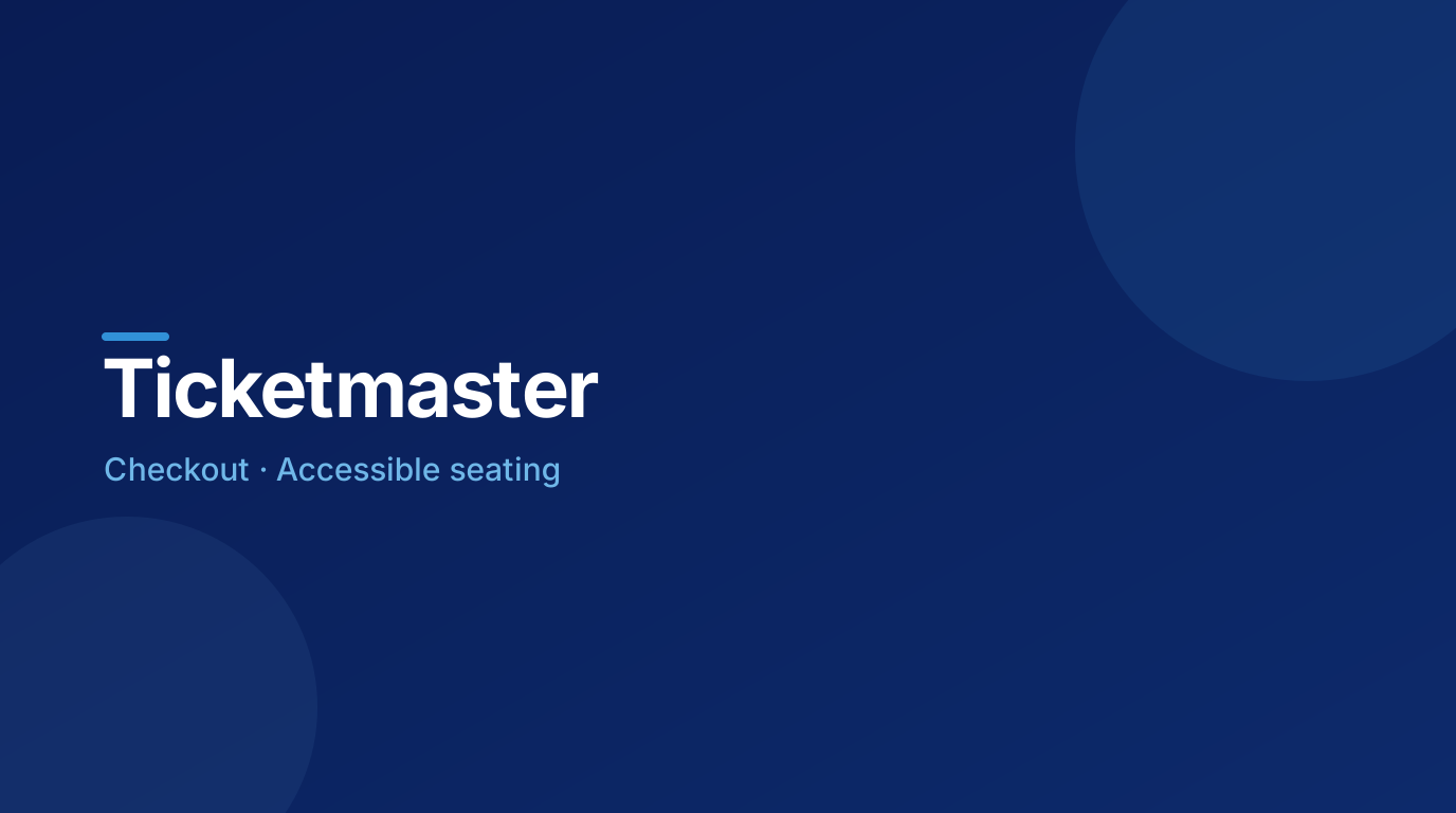 Checkout and accessible seating that let ~180m fans across 17 countries buy independently
